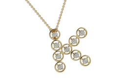 Twist Kaleidoscope Petite Alphabet K Diamond Necklace