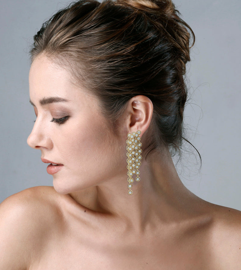 Mingle Cascading 5 Diamond Earrings