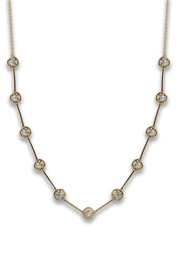 Twist Kaleidoscope Petite 11 Diamond Necklace